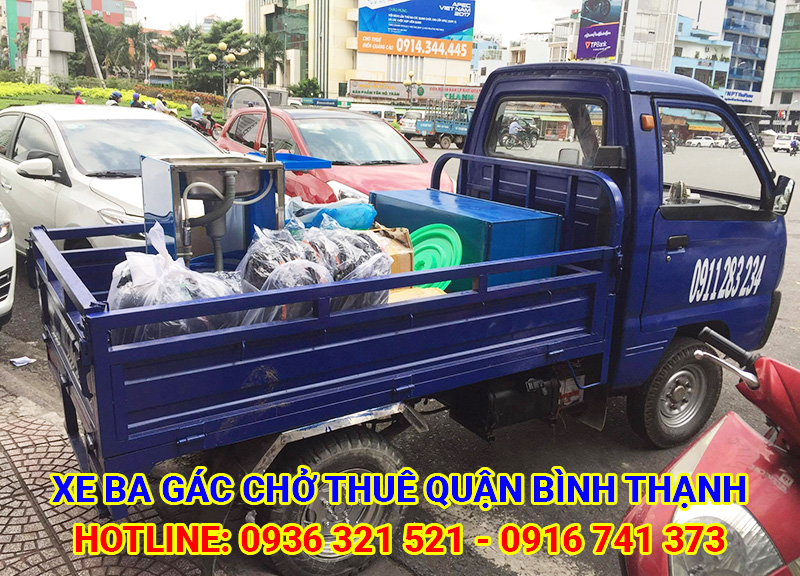 Thuê Xe Ba Gác Chở Thuê Bình Thạnh – Nhanh, Tiện, Giá Rẻ!