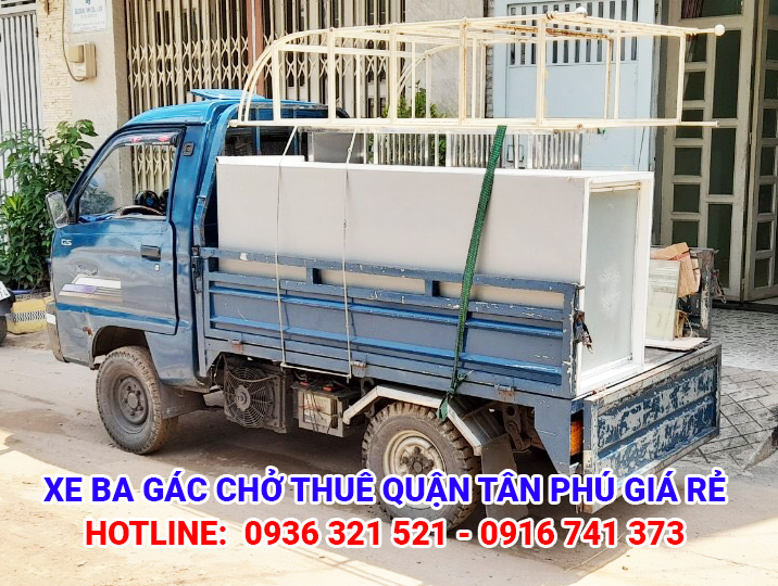 Xe Ba Gác Chở Thuê Quận Tân Phú – Gọi Là Có, Giá Rẻ Tận Tâm