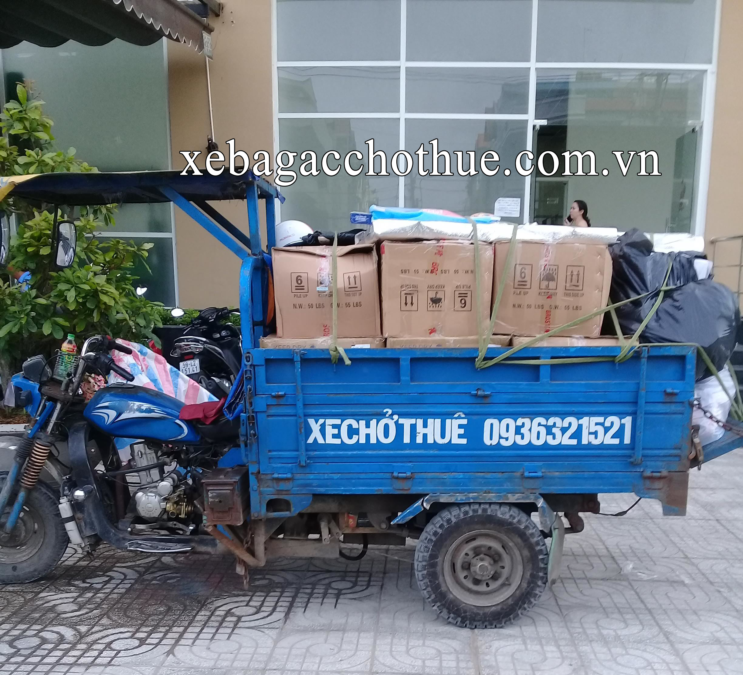 Dịch vụ xe ba gác chở thuê giá rẻ quận Tân Bình