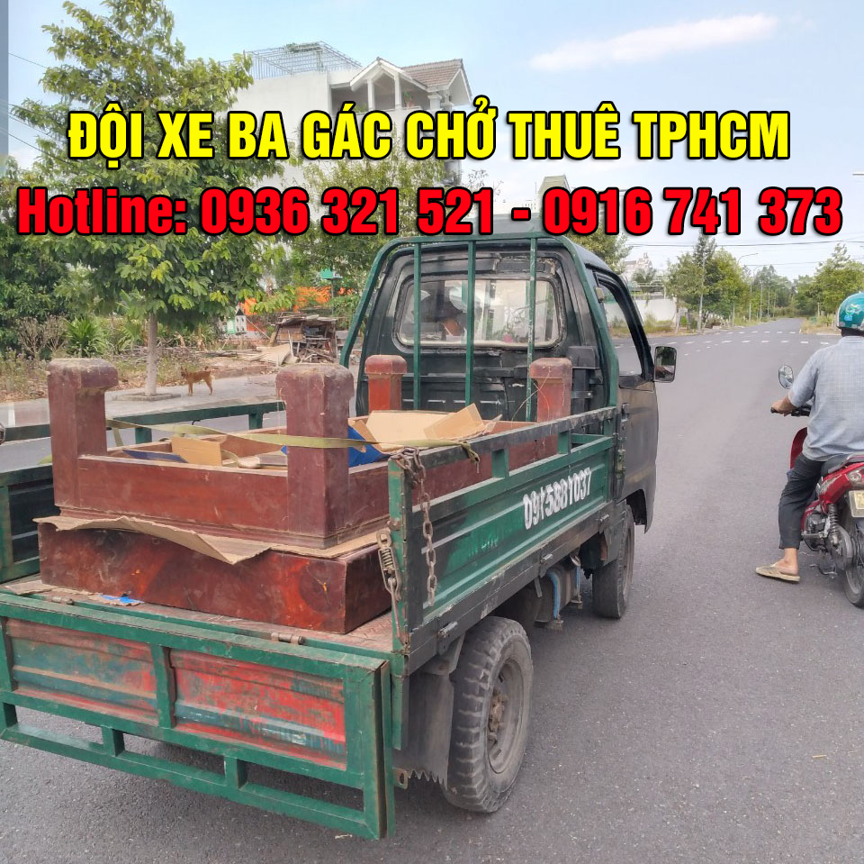 Đội xe ba gác chở thuê Phú Nhuận uy tín giá rẻ có mặt nhanh chóng 