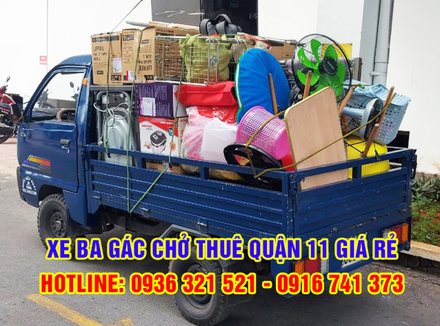Xe ba gác chở thuê quận 11 ✅ [UY TÍN] & [GIÁ RẺ] & [AN TOÀN]