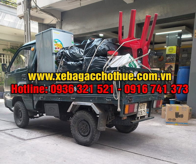 Thuê xe ba gác chở hàng, chuyển nhà, chuyển văn phòng giá rẻ tại quận 4